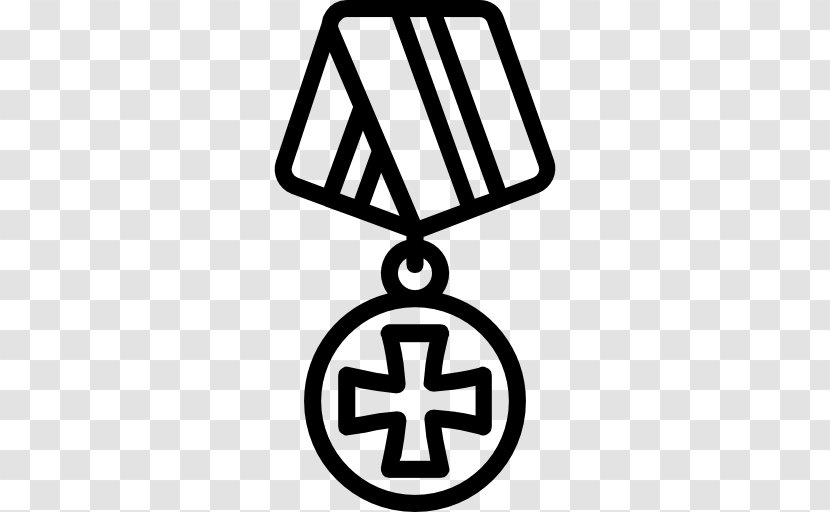 Medal Badge Clip Art - Black And White - Military Dog Transparent PNG