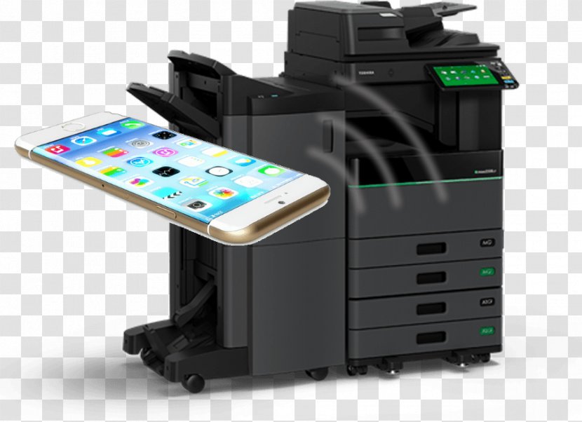 Multi-function Printer Paper Photocopier Hewlett-Packard - Printing Transparent PNG