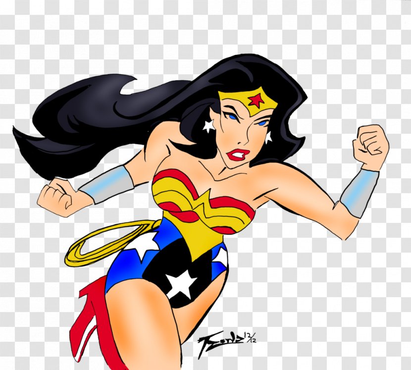 Diana Prince Cartoon Female Comics - Illustration Transparent PNG