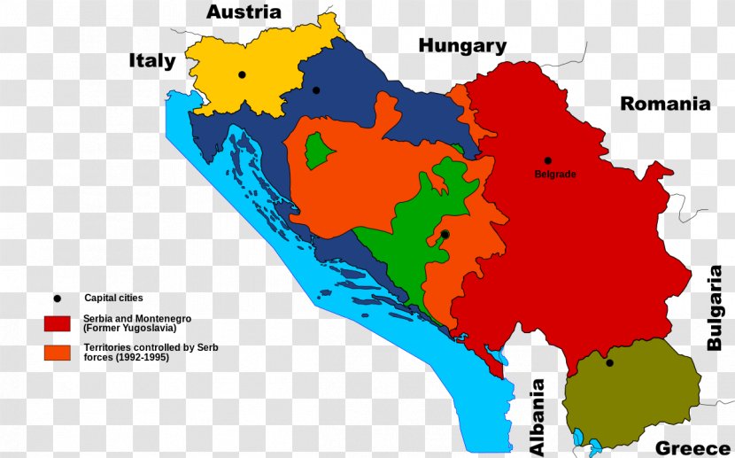 Yugoslav Wars Serbia Socialist Federal Republic Of Yugoslavia Krajina Breakup - United States Transparent PNG