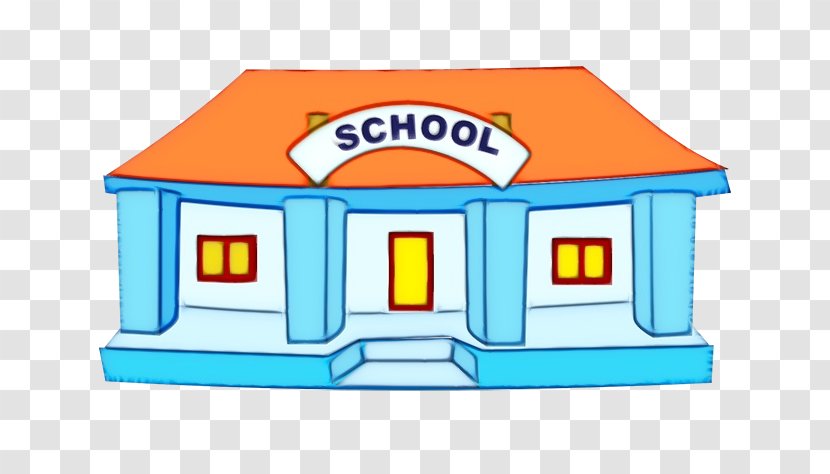 School Building Cartoon - Facade - Home Transparent PNG