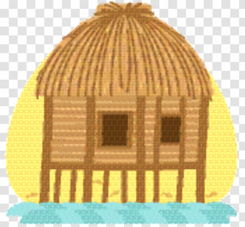 Building Cartoon - Hut - Roof Transparent PNG