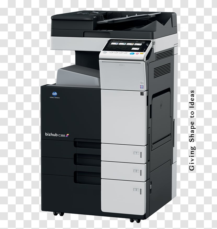 Konica Minolta Multi-function Printer Photocopier Printing Transparent PNG