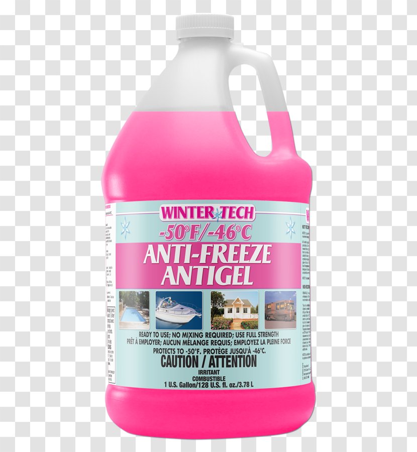 Car Liquid Antifreeze Frostschutz Holding Tank - Water - Label Transparent PNG