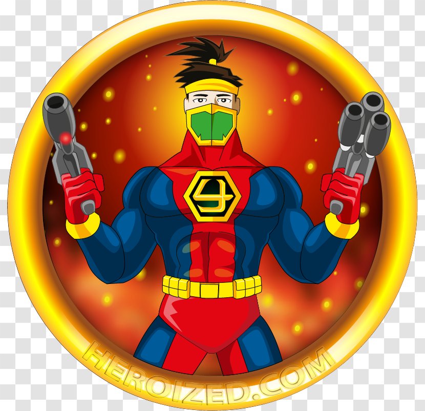 Balloon Cartoon Superhero Joke - Yellow Transparent PNG