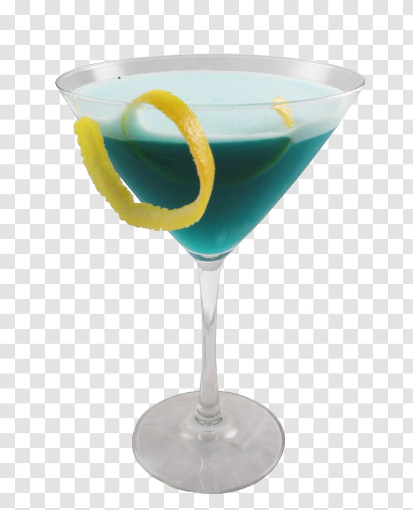 Cocktail Garnish Margarita Martini Blue Hawaii Lagoon - Drink - Mojito Transparent PNG
