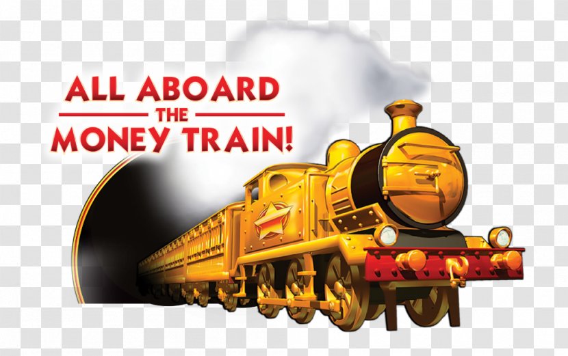 Locomotive Big Six Wheel Train Money Game Transparent PNG