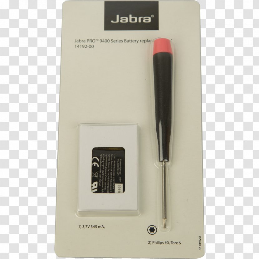 Jabra Pro 9470 Headset Electric Battery Wireless - Alkaline - Headphones Transparent PNG