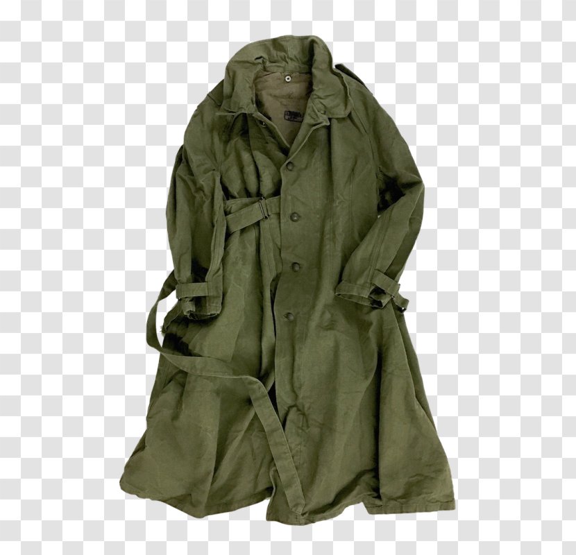 Trench Coat Overcoat Jacket Khaki - Cloak Transparent PNG