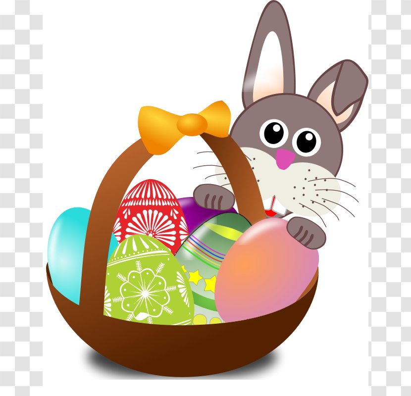 Easter Bunny Parade Egg Hunt Basket - Child - Candy Pictures Transparent PNG