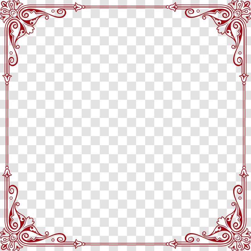 Red Border - Area Transparent PNG