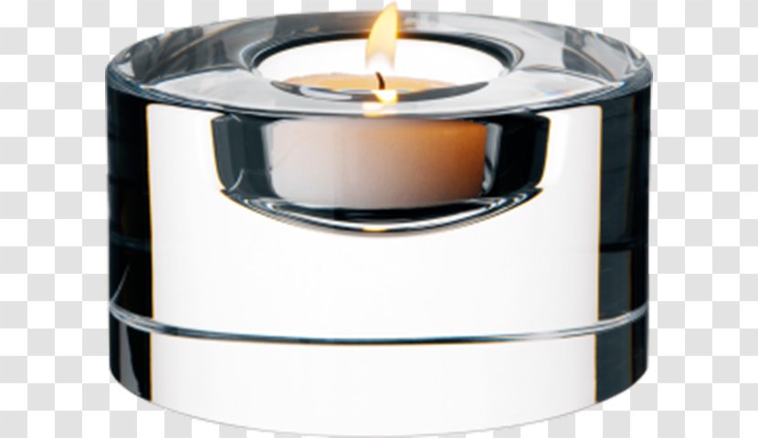 Orrefors Kosta Glasbruk Votive Candle Candlestick - Lead Glass - Holders Transparent PNG