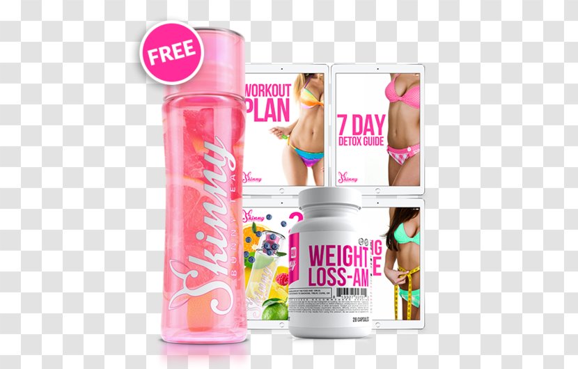Dietary Supplement Bottle Weight Loss Skinny Bunny - Water Transparent PNG