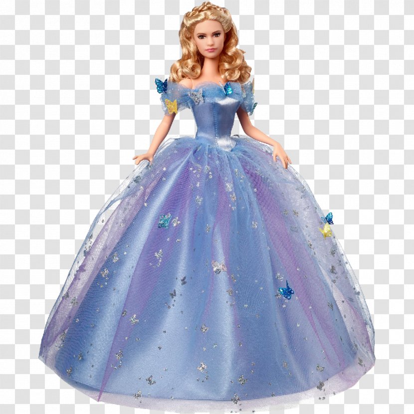 Toy Doll Cinderella Barbie Disney Princess - Gown Transparent PNG