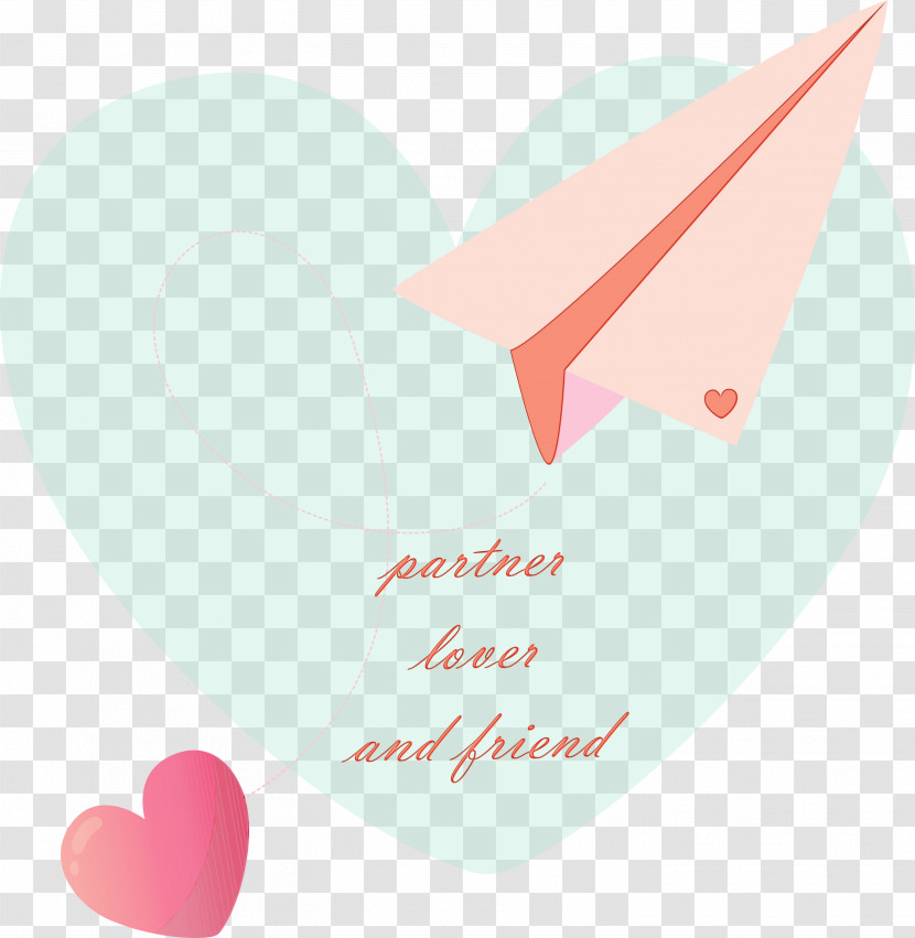 Heart Pink Text Love Heart Transparent PNG