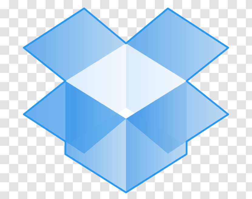 Dropbox File Sharing Hosting Service Synchronization - Blue Transparent PNG