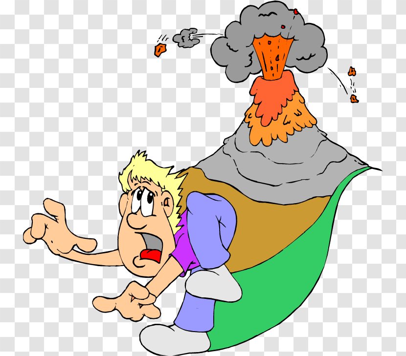 Volcano Cartoon - Pleased Transparent PNG