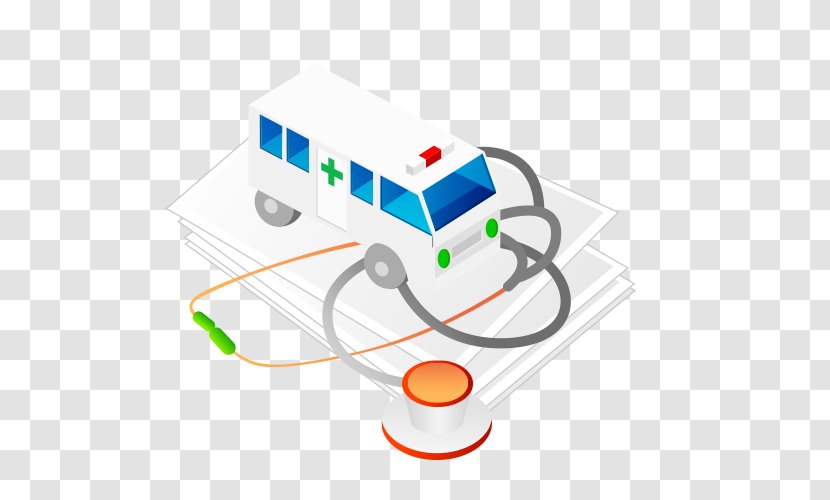 Ambulance Hospital Clip Art - Artworks - Vector Material Transparent PNG
