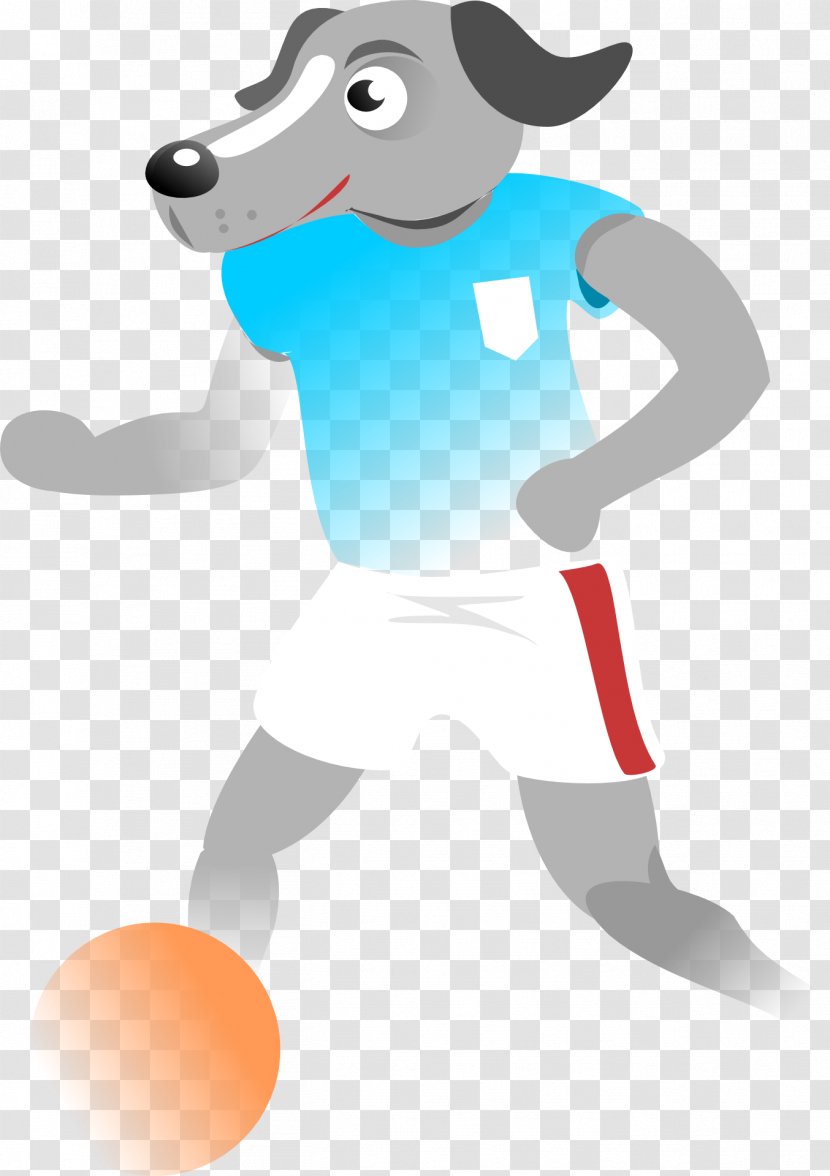 Dog Football Sport Clip Art - Cartoon Transparent PNG