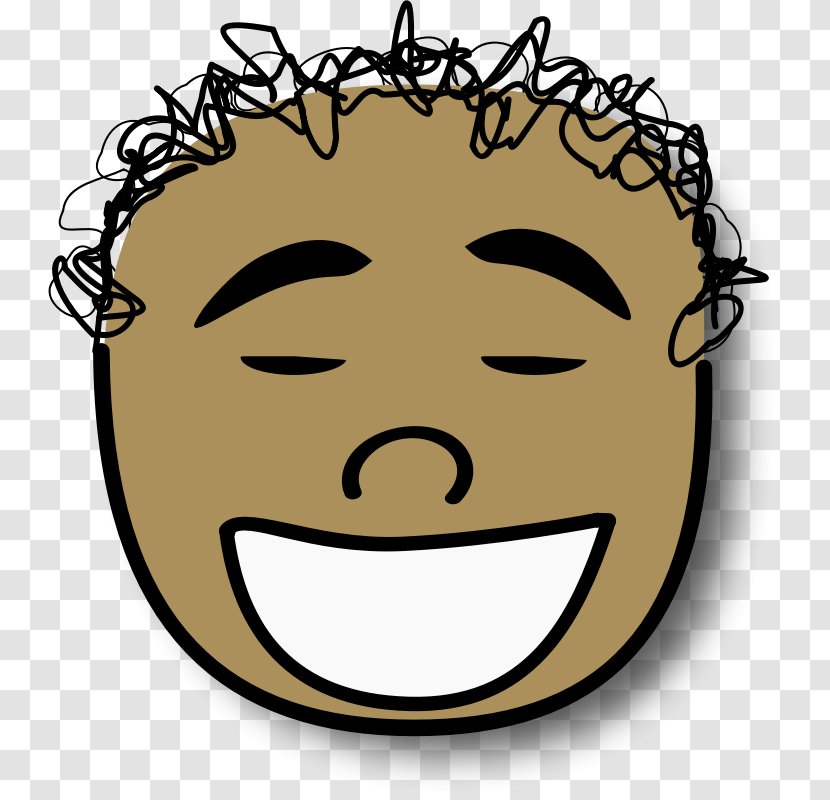 Smiley Anger Face Clip Art - Pictures Of People Laughing Transparent PNG