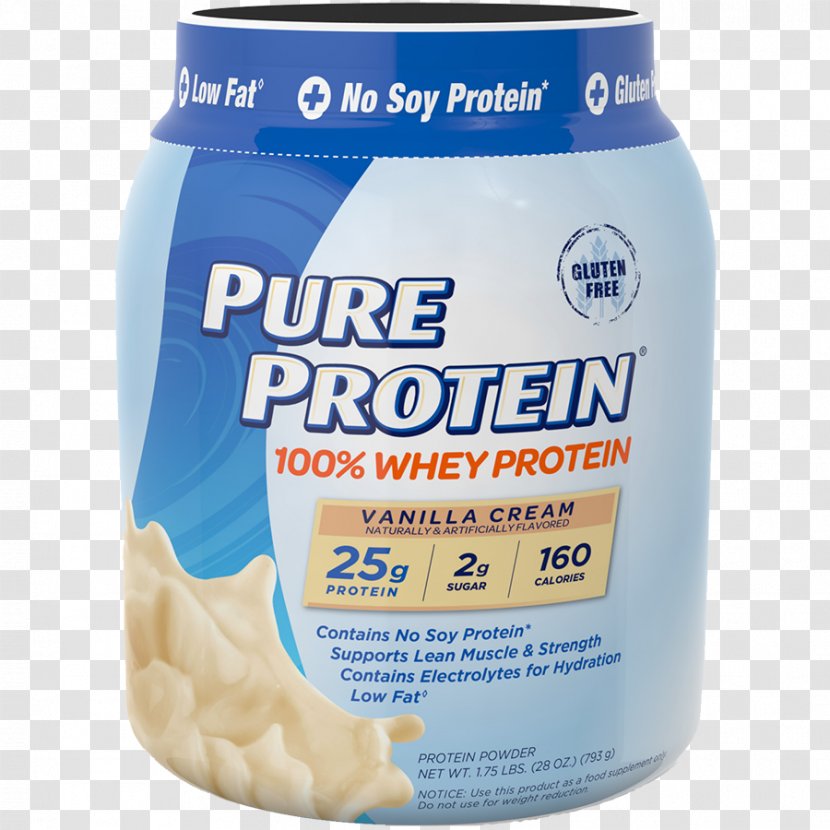 Milkshake Dietary Supplement Whey Protein Bodybuilding - Vanilla Ice Cream - Health Transparent PNG