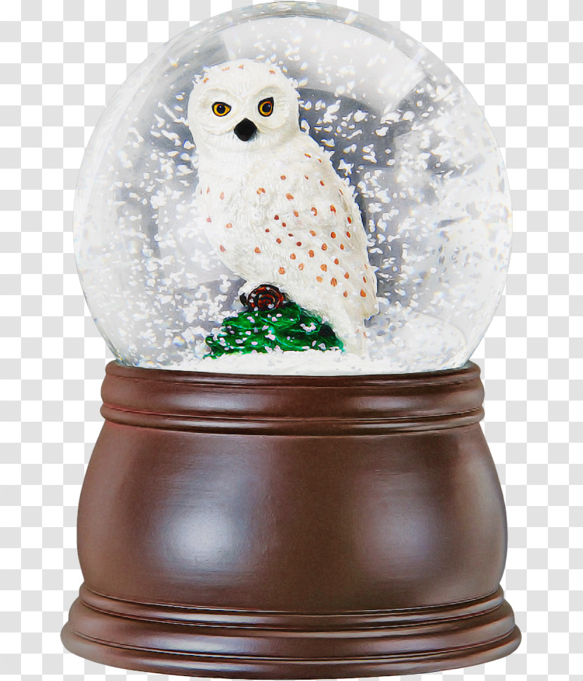 Owl Snowy Owl Bird Of Prey Bird Figurine Transparent PNG