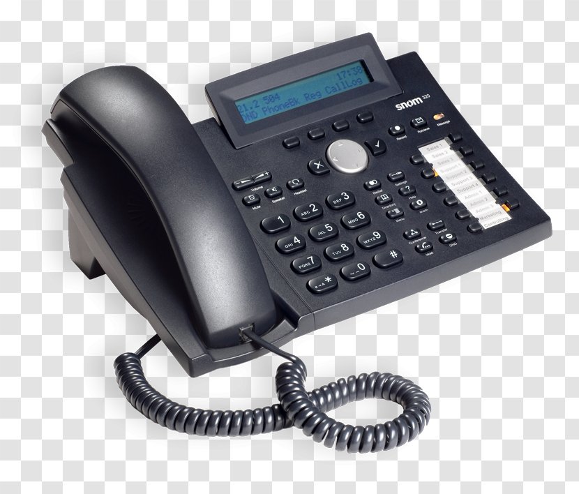 Snom 320 VoIP Phone Telephone - 300 - Business System Transparent PNG