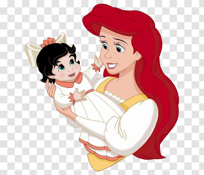 Ariel The Little Mermaid II: Return To Sea Melody Prince Sebastian - Cartoon - Holding A Baby Transparent PNG