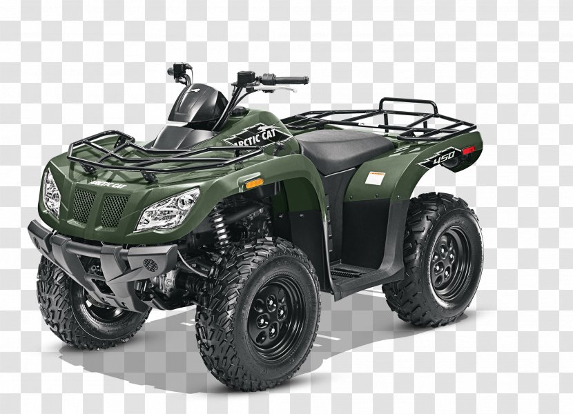 Arctic Cat All-terrain Vehicle Side By Motorcycle Four-wheel Drive - Wheel Transparent PNG