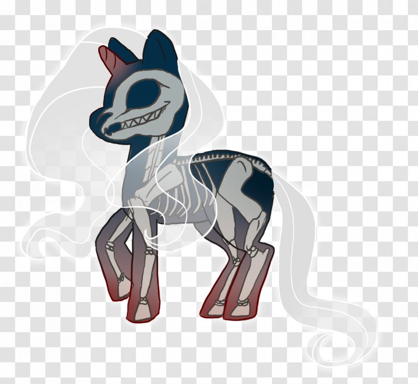Pony Skeleton DeviantArt Horse - Dog Like Mammal - Spooky Transparent PNG