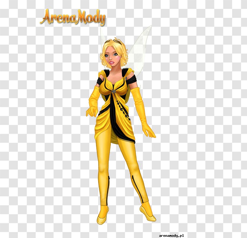 Fashion Lady Popular Clothing Competition Model - Yellow - Shrek Y Fiona Transparent PNG