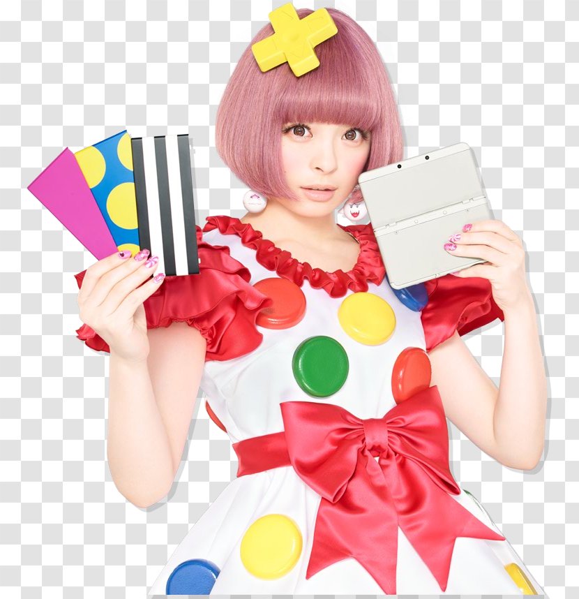 Kyary Pamyu KISEKAE Television Advertisement PONPONPON Song - Silhouette - 3ds Transparent PNG