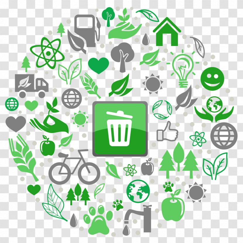 Municipal Solid Waste Management Recycling Collection - Flower - Recyclable Transparent PNG