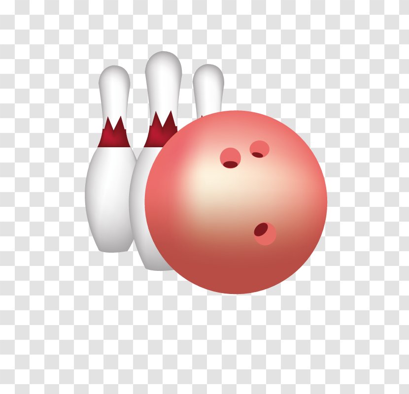 Ball Game Sport - Sports Equipment - Hand-painted Bowling Transparent PNG