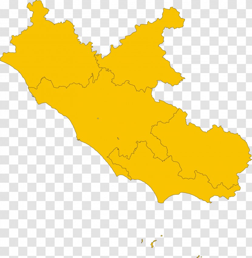 Rome Regions Of Italy Latina Map Transparent PNG