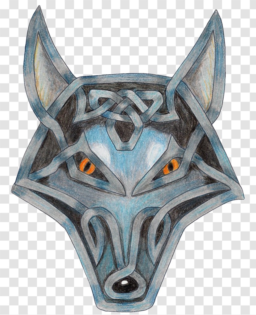 Character Symmetry Animal Fiction - GREY Wolf Transparent PNG