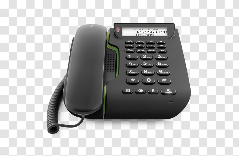 Telephone Answering Machines Home & Business Phones Doro Comfort 3005 - Cordless - LOUD SPEAKER Transparent PNG