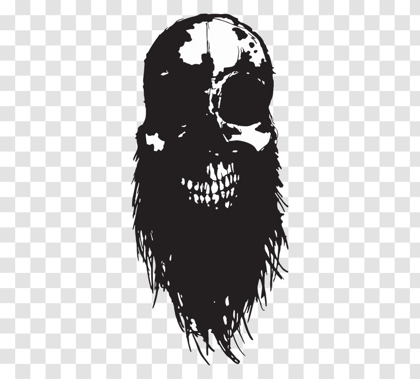 Skull Jaw Font Silhouette - Ragnar Vector Transparent PNG