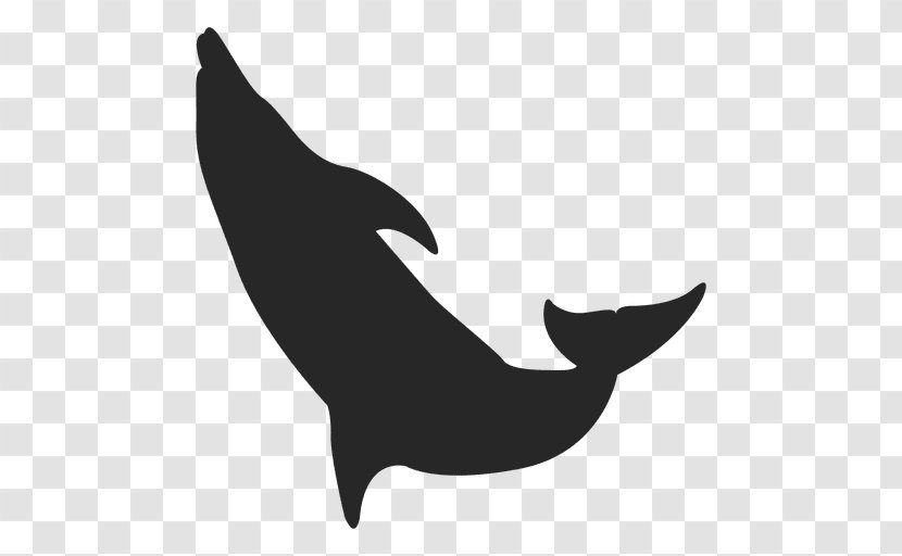 Dolphin Silhouette Clip Art Image - Fish Transparent PNG