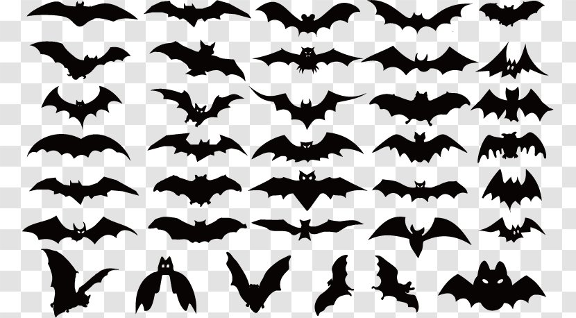 Bat Halloween Jack-o-lantern Clip Art - Symmetry - Creative Transparent PNG