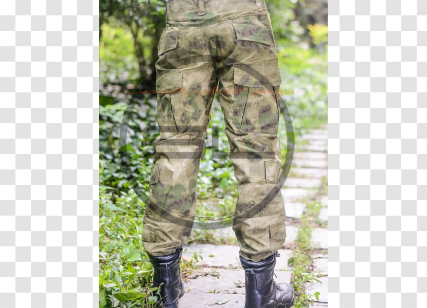 Military Camouflage Uniform Tactics Pants - Grass Transparent PNG