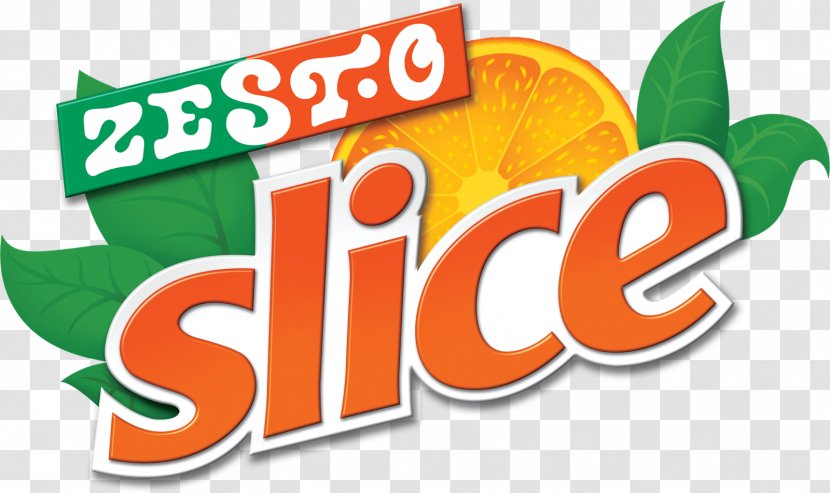 Orange Juice Zest-O Slice Drink - Logo - Cold Transparent PNG