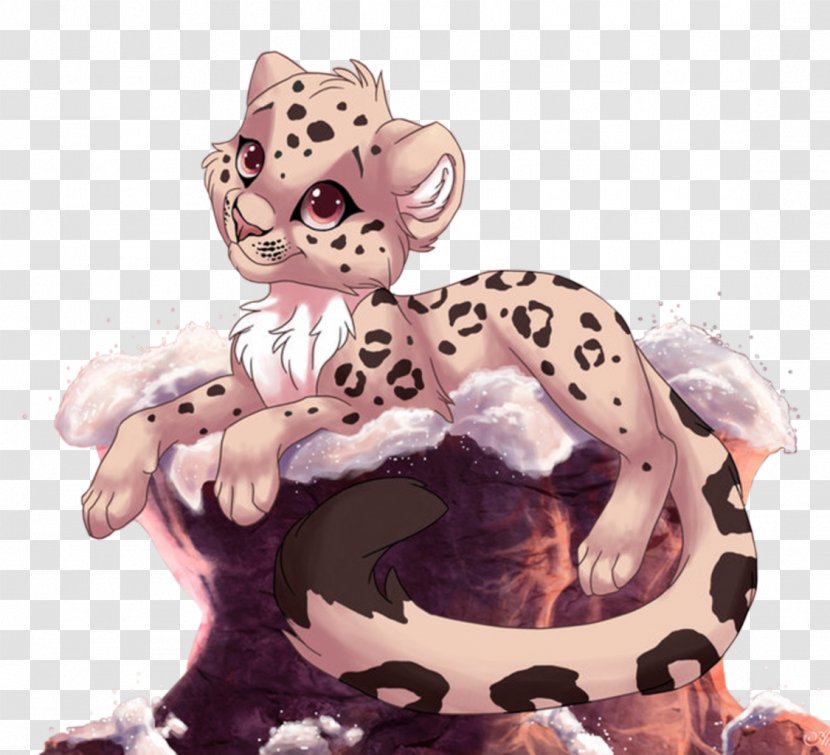 Snow Leopard Tiger Felidae Drawing - Cuteness Transparent PNG