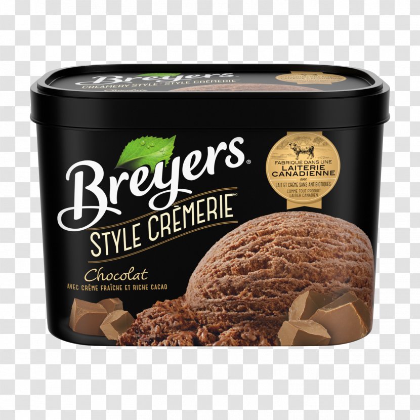 Ice Cream Frozen Yogurt Fudge Breyers - Clean Style Transparent PNG