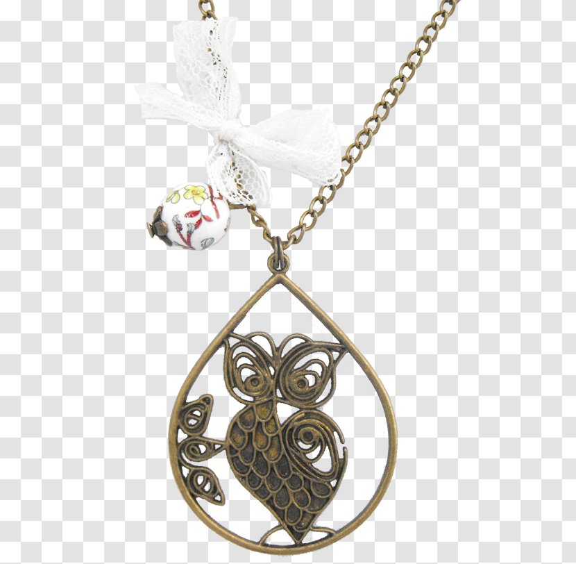 Locket Little Owl Necklace Mauve - Arum Lilies Transparent PNG