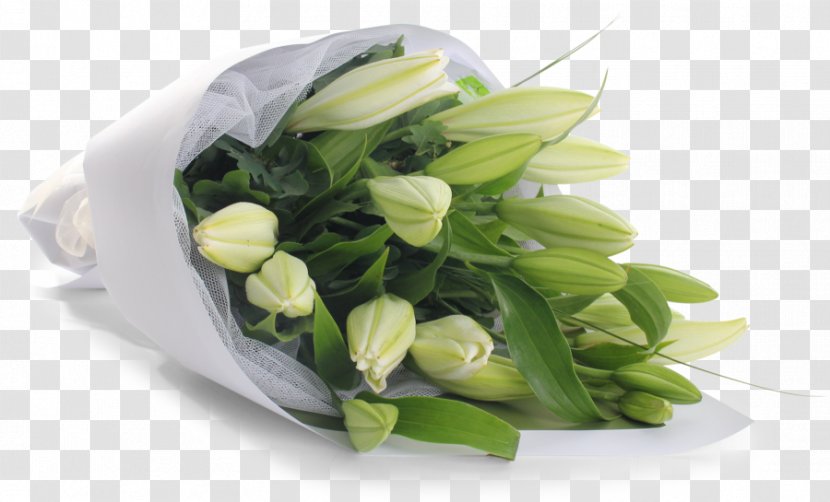 Floral Design Flower Bouquet Cut Flowers Lilium - White Lily Transparent PNG