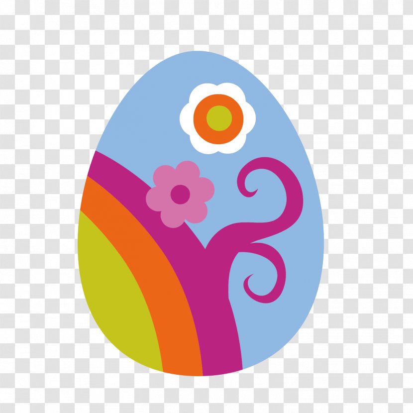Chicken Easter Illustration - Logo - Color Vector Transparent PNG