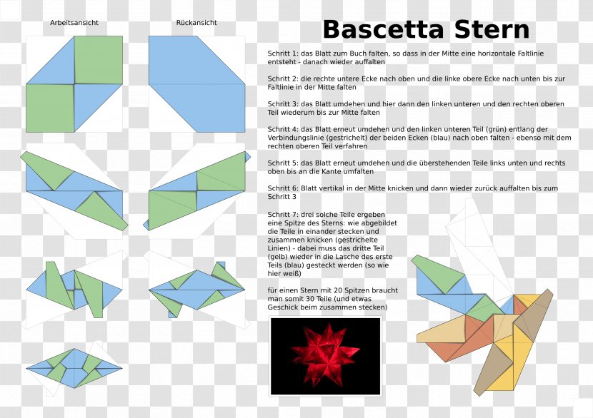Paper Origami Bascetta-Stern Line - Product Manuals Transparent PNG
