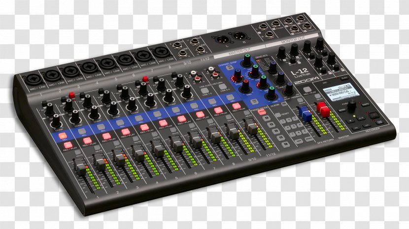 Microphone Audio Mixers Digital Mixing Console Multitrack Recording Sound And Reproduction - Flower Transparent PNG