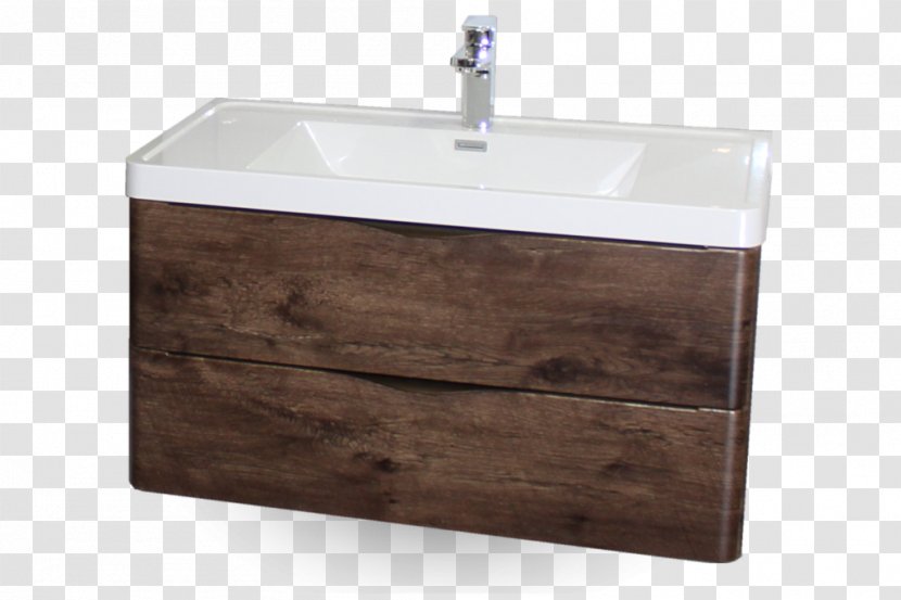 Bathroom Cabinet Sink Drawer - Wooden Grain Transparent PNG